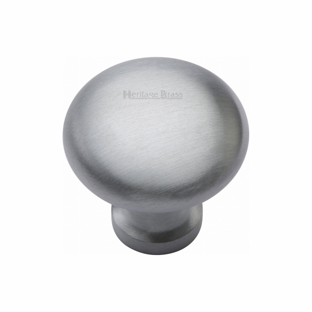 M Marcus Heritage Brass Mushroom Design Cupboard Knob 32mm 